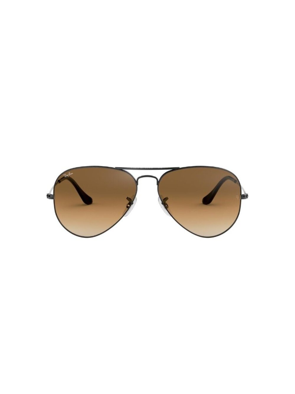 New Ray-Ban Unisex Sunglasses Silver Aviator Brown Lens Metal Frame Ray Ban 004